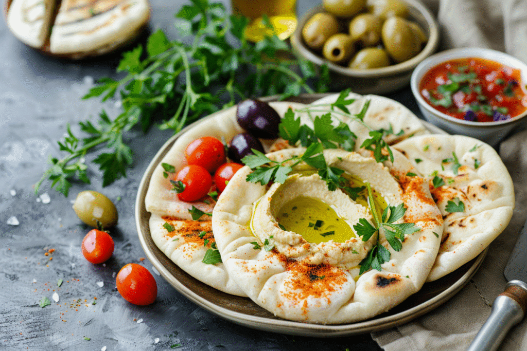 Amazing Pitas Gluten Free: Simple Recipes & Best Store-Bought Options 7 gluten free pitas with hummus