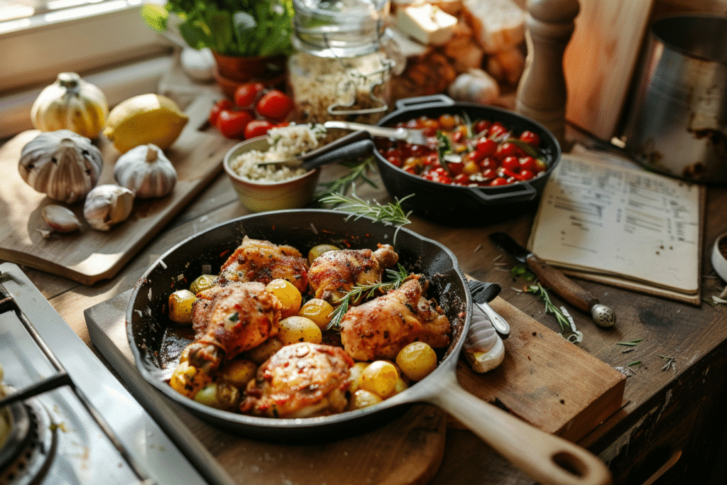 Gluten Free Chicken Recipes That Actually Taste Amazing 4 gluten free chicken recipe card with ingredients