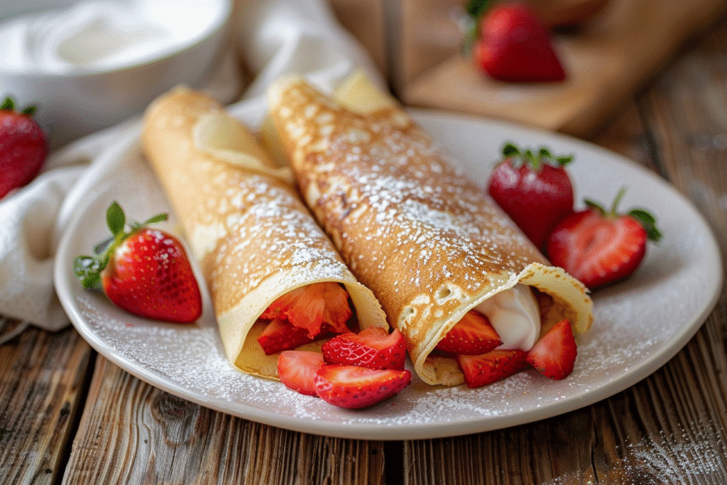 Gluten-Free Crepe Recipe: Light, Tender, and Delicious Crepes 8 gluten-free crepes served