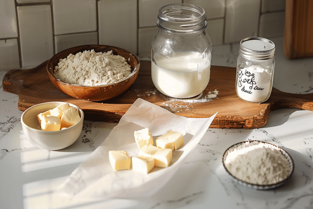 Gluten Free Biscuit Recipe That Actually Works (And Tastes Like the Real Thing) 7 Gluten free biscuit recipe ingredients layout